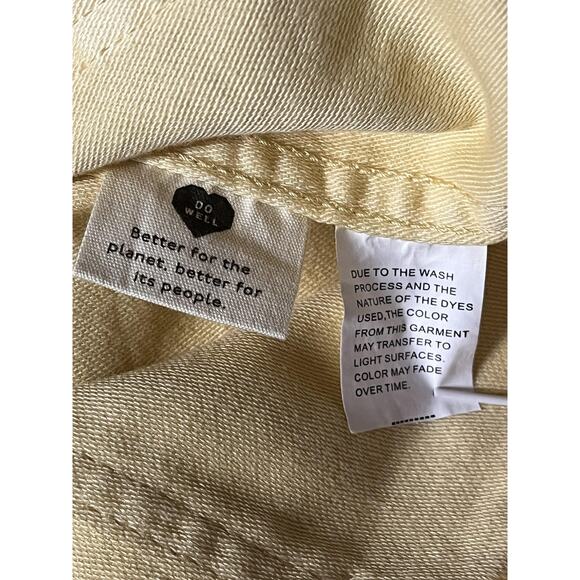 Madewell Pants Womens 32 Yellow Fatigue Utility Cotton Button Fly Workwear L8059 - Picture 9 of 16